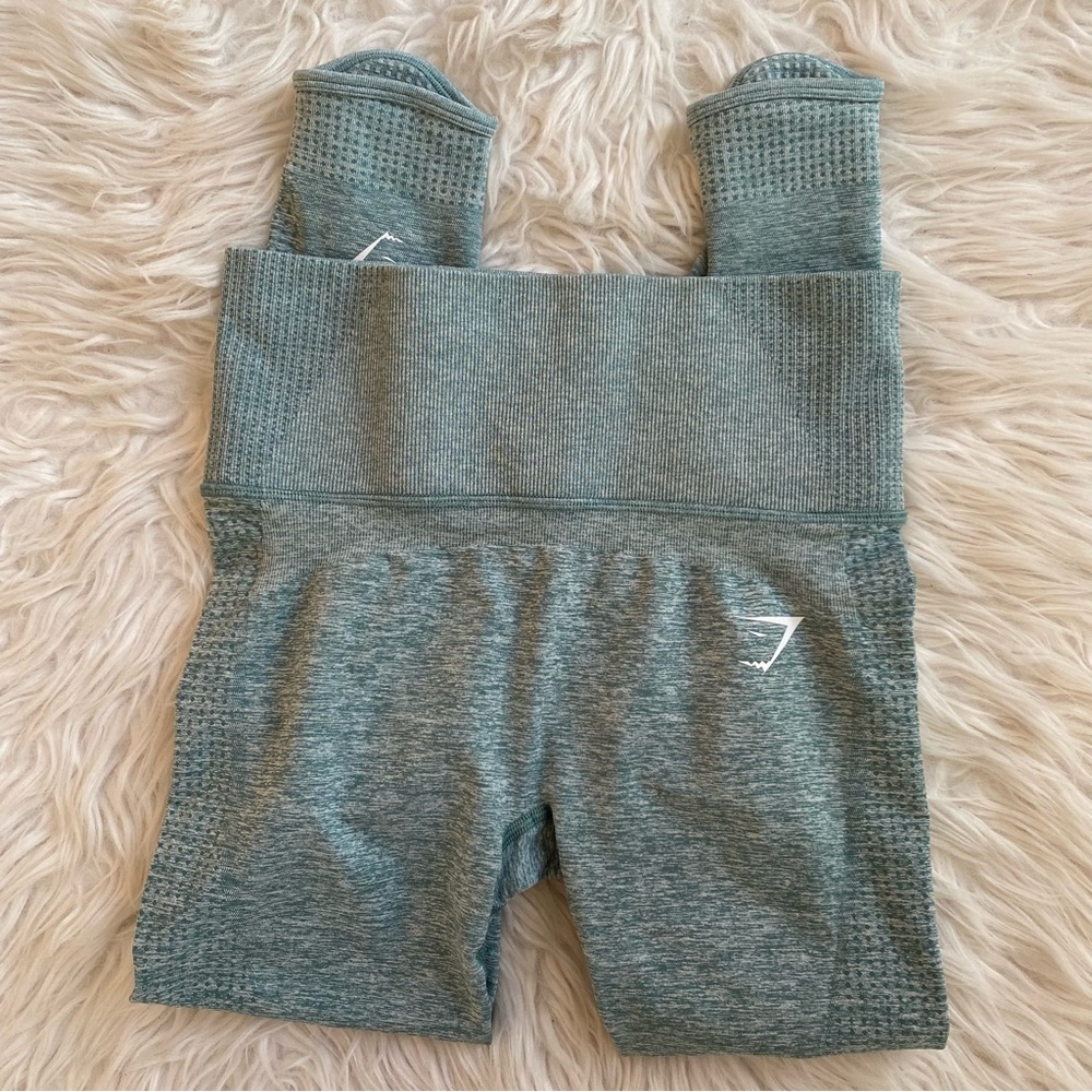 Gymshark Vital Rise Seamless Leggings Women’s Size Small Washed Jade Marl